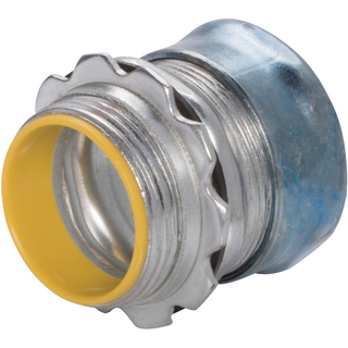 WI MECR-754B - Steel Rain Tight Compression Connector With Insulated Throat
